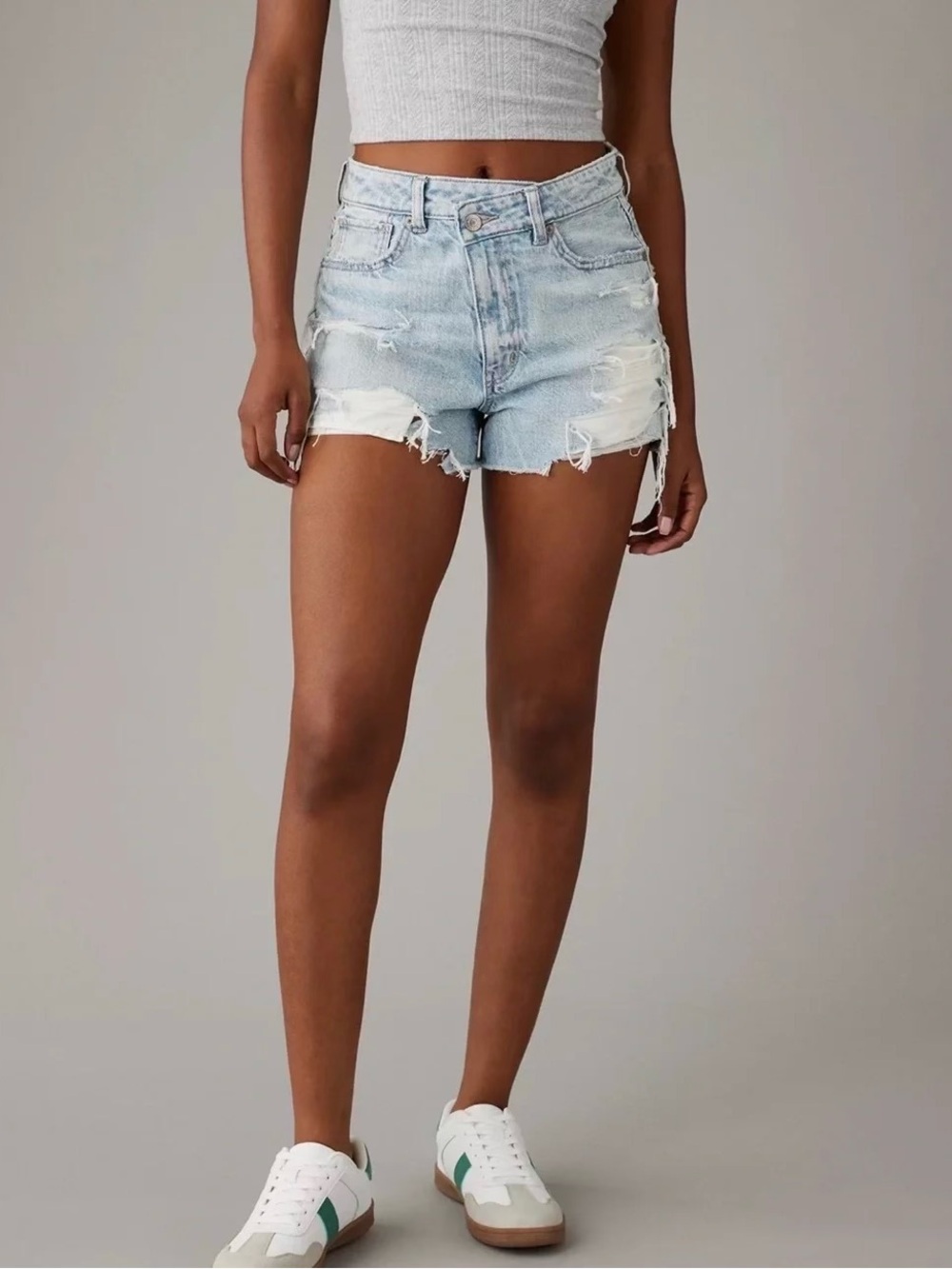 American Eagle Curvy Mom Short Strigid